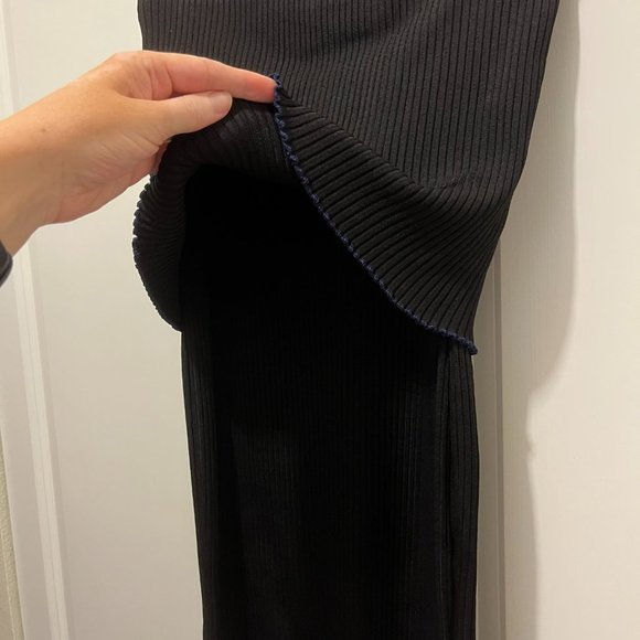 Ellery Tall T Overlay Rib Skirt - Picture 6 of 13